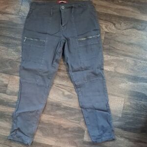 UNIONBAY Men's Dark Gray Cargo Pants